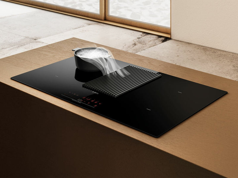 Elica NT-PRIME-DO - Black Induction Hob with Integrated Extraction