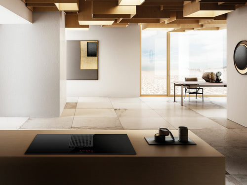 Elica NT-PRIME-DO - Black Induction Hob with Integrated Extraction