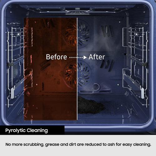 Samsung NV7B41307AK Series 4 - Black Single Oven - 76L - A+ Energy