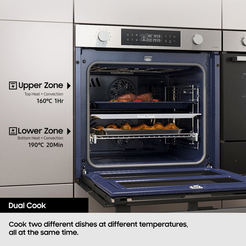 Samsung NV7B4430ZAS - Stainless Steel Single Oven - 76L - A+ Energy