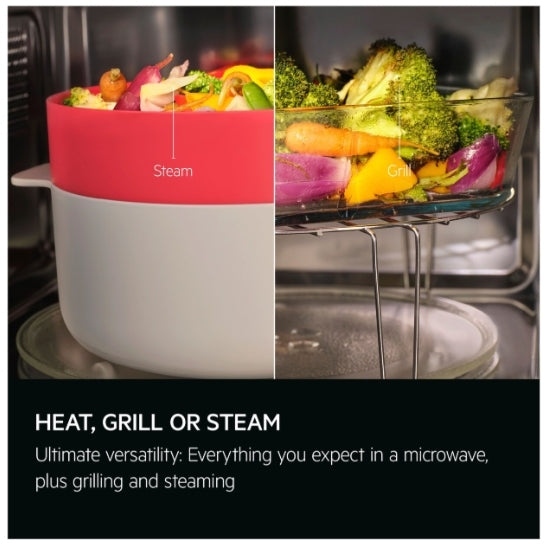 AEG OB6SM261UB - Black Built-In Microwave - 26L - 900W