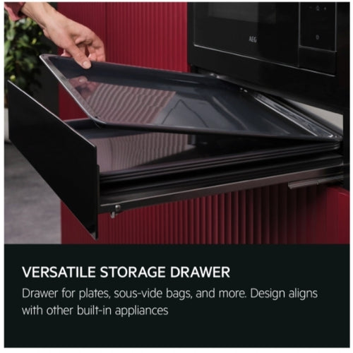AEG OD8K21B - Black Warming Drawer - 40L Capacity