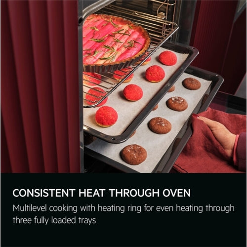 AEG OS6PB50AK - Black Built-In Electric Single Oven - 71L - A+ Energy