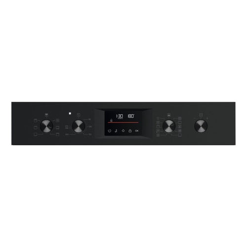 AEG OU5CP40B - Black Built-In Electric Double Oven - 66L + 46L - A Energy