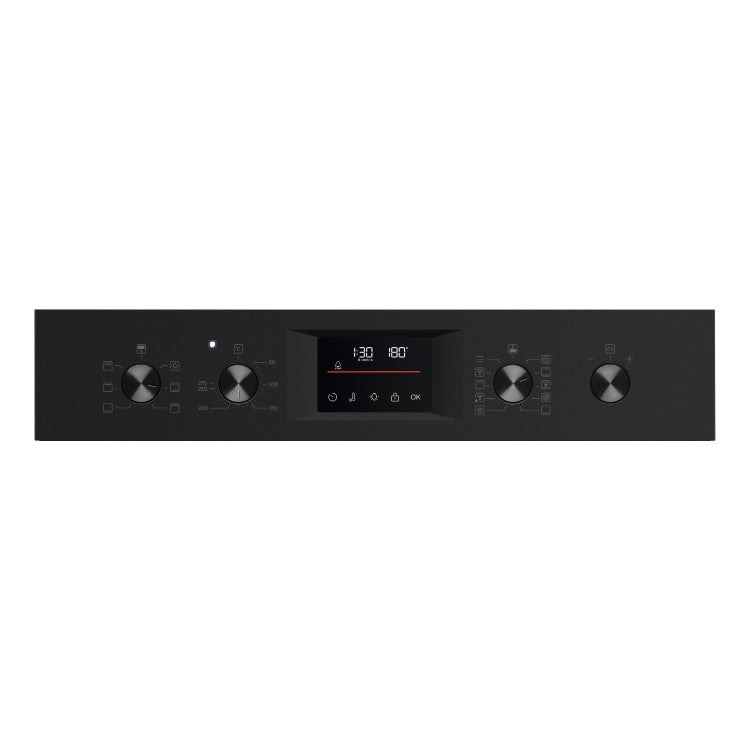 AEG OU5CP40B - Black Built-In Electric Double Oven - 66L + 46L - A Energy