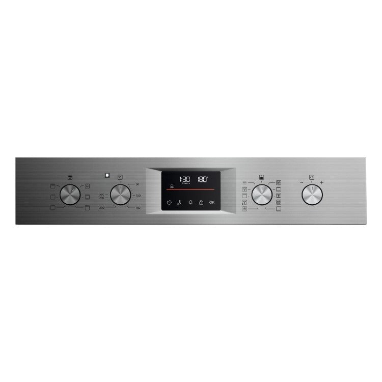 AEG OU5CP40M - Stainless Steel Built-In Electric Double Oven - 66L + 46L - A Energy