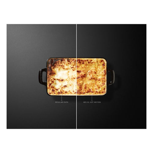 AEG OU5CP40M - Stainless Steel Built-In Electric Double Oven - 66L + 46L - A Energy