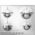 SMEG P64ES - Stainless Steel Gas Hob - 4 Cooking Zones - Gas
