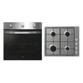 Candy PCI27XCHW6LXS - Stainless Steel Single Oven and Gas Hob Pack - 65L - A+ Energy