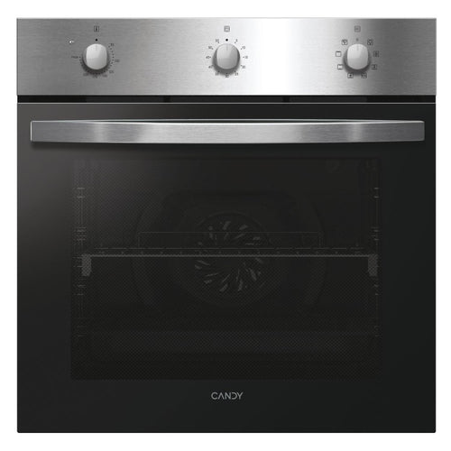 Candy PCI27XCHW6LXS - Stainless Steel Single Oven and Gas Hob Pack - 65L - A+ Energy