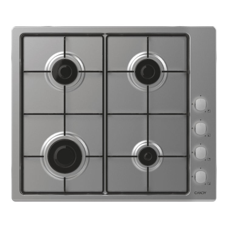 Candy PCI27XCHW6LXS - Stainless Steel Single Oven and Gas Hob Pack - 65L - A+ Energy