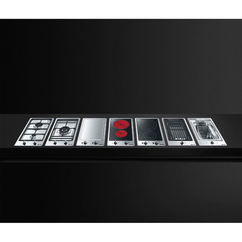 Smeg PGF32I-1 - Stainless steel 2 Zone Electric Hob