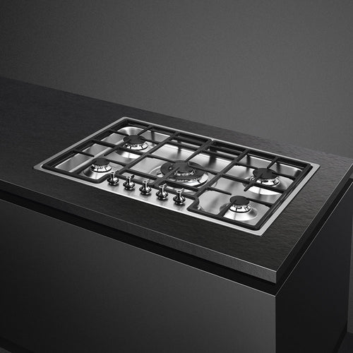 Smeg PGF75-4 - Stainless steel 5 Zone Gas Hob