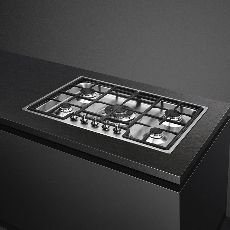 Smeg PGF75-4 - Stainless steel 5 Zone Gas Hob