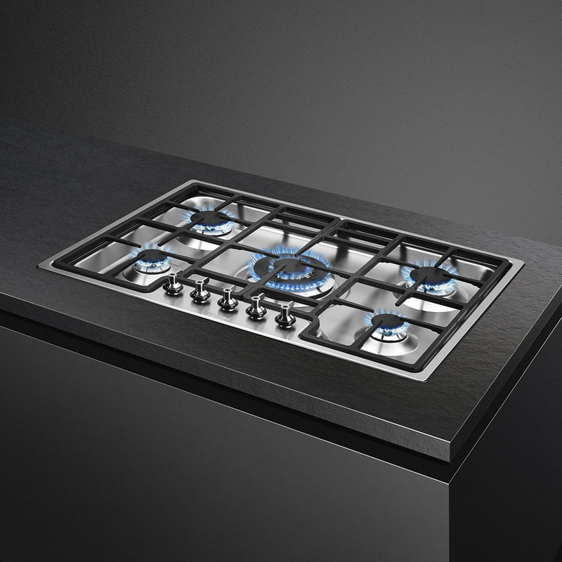 Smeg PGF75-4 - Stainless steel 5 Zone Gas Hob