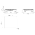Elica PRIMIS-604-PLUS - Black 4 Zone Induction Hob - 60cm