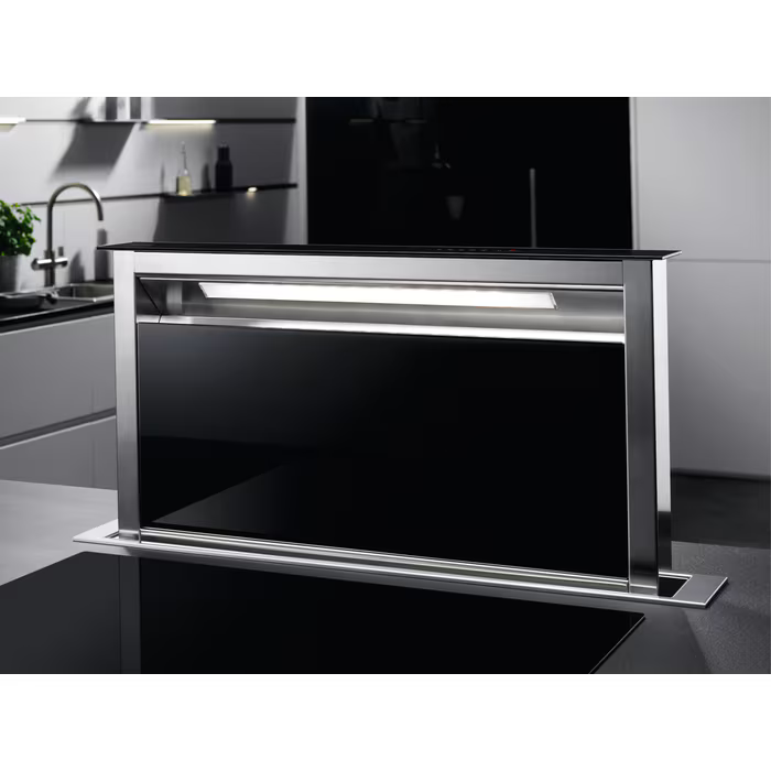 AEG DDE5980G - Black Downdraft Extractor Hood - A energy