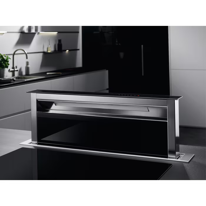 AEG DDE5980G - Black Downdraft Extractor Hood - A energy