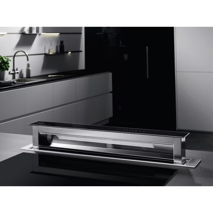 AEG DDE5980G - Black Downdraft Extractor Hood - A energy