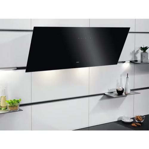 AEG DVX5961HB - Black Chimney Extractor Hood - A energy