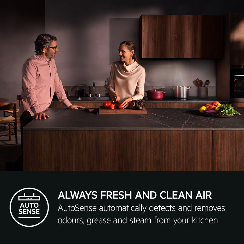 AEG GB67D91HB - Black 90cm Chimney Extractor - A Energy Rated