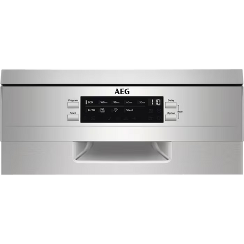 AEG FFB73527ZM - Stainless steel Freestanding Dishwasher - D energy