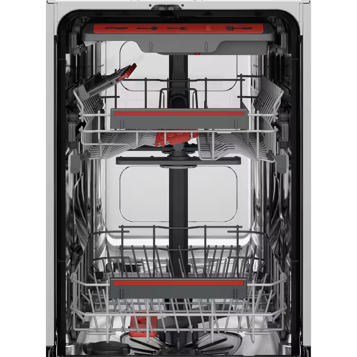 AEG FSE74507Z - Black Fully Integrated Slimline Dishwasher - 9 Place Settings - D Energy