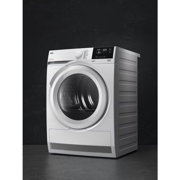 AEG TR718L2B - White 8KG Heat Pump Tumble Dryer - A++ Energy