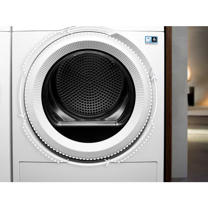 AEG TR718L4B - White 8KG Heat Pump Condenser Dryer - A++ energy