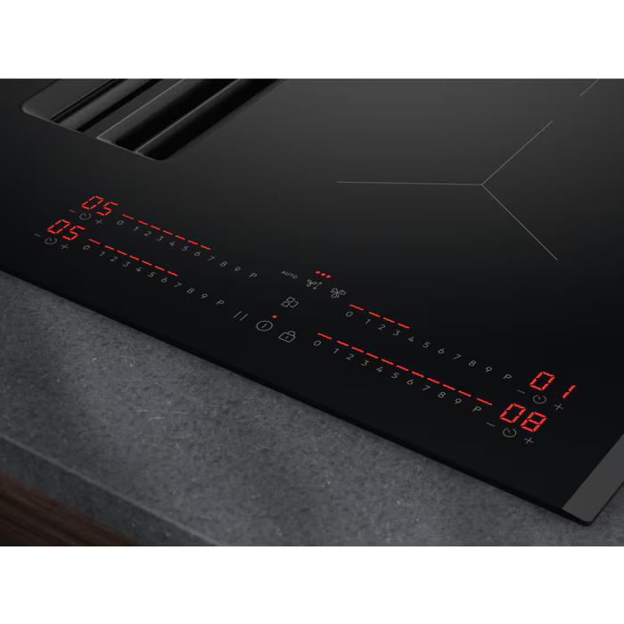 AEG TH84CB03FB - Black Vented Induction Hob - 81cm - A+ Energy