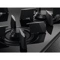 AEG HVB8453IB - Black 80cm Gas Hob - 4 Burners - FlameLight LED