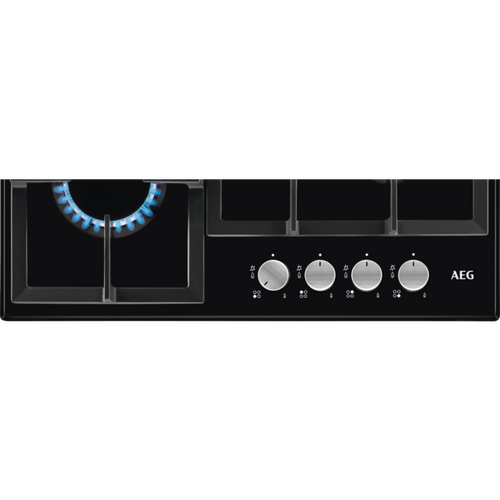 AEG HGX64200SB - Black 4 Zone Gas Hob