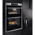 AEG DCS531160M - Stainless steel Built in Electric Double Oven - A energy