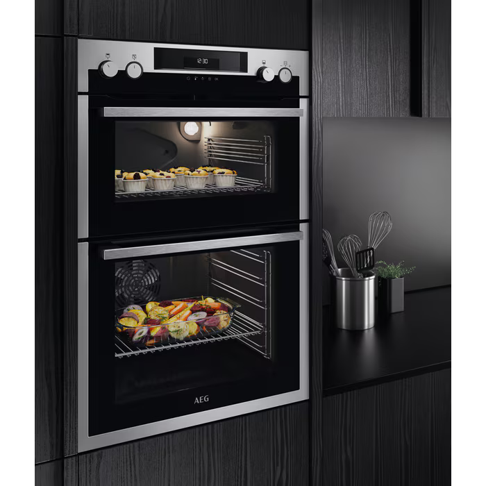AEG DCS531160M - Stainless steel Built in Electric Double Oven - A energy