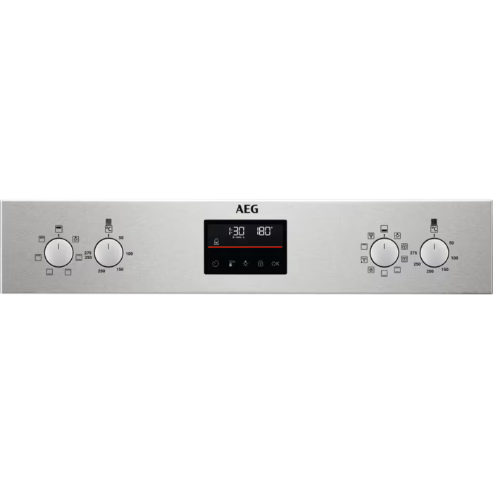 AEG DCB535060M - Stainless steel Built in Electric Double Oven - Catalytic cleaning - A energy