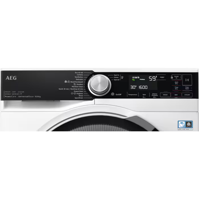 AEG LWR8516O5UD - White 10KG/6KG Washer Dryer - 1600 RPM - D energy
