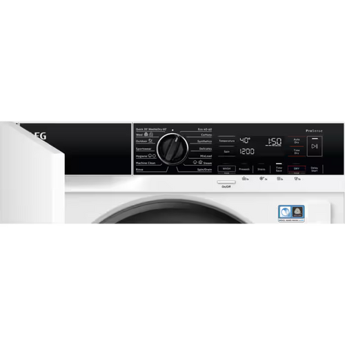 AEG L7WC84636BI - Integrated 8KG/4KG Washer Dryer - 1600 RPM - B energy