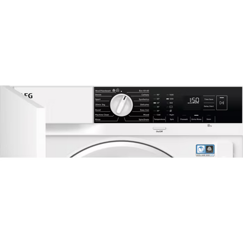 AEG LFX6G7434BI - Integrated 7KG Washing Machine - 1400 RPM - B energy