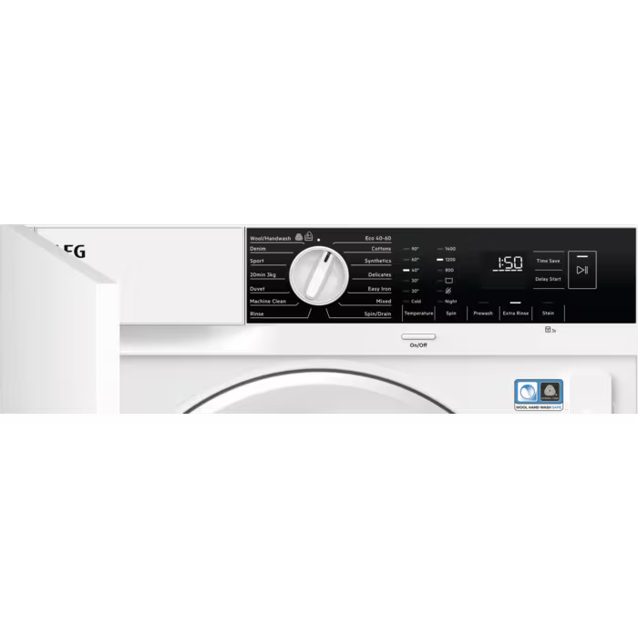 AEG LFX6G7434BI - Integrated 7KG Washing Machine - 1400 RPM - B energy