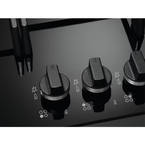 AEG HKB95820NB - Black 5 86cm Zone Gas Hob - LPG compatible