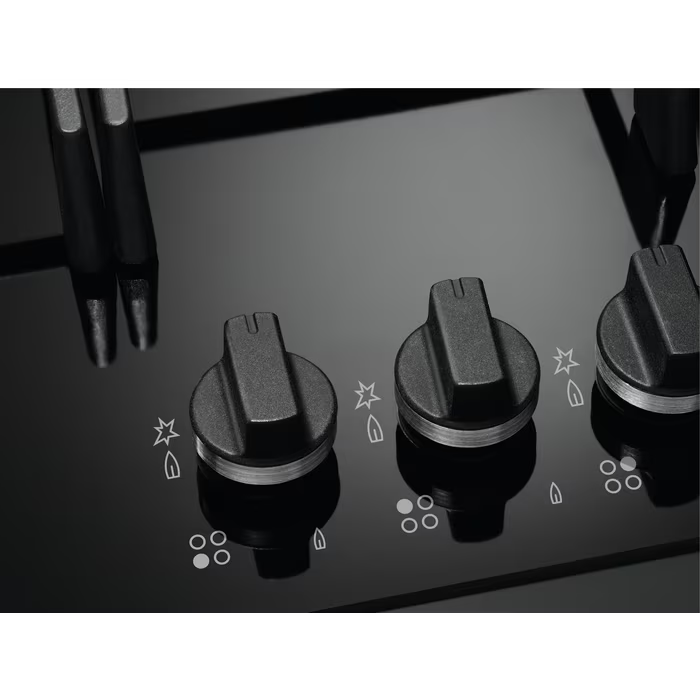 AEG HKB95820NB - Black 5 86cm Zone Gas Hob - LPG compatible