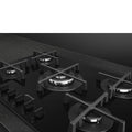 Smeg PV275B - Black 72cm Gas Hob - 5 Burners - Glass Surface