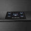 Smeg PV375N Classic - Black Gas Hob - 72cm - 5 Burners