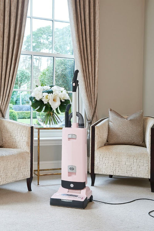 SEBO X7 - Pastel Pink Vacuum Cleaner - S-Class Filtration - 5.3L Capacity