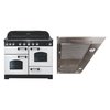 Rangemaster CDL110EIWH/C - White 110cm Range Cooker - Induction - A Rated