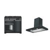 Rangemaster EDL100DFFSL/C - Slate 100cm Range Cooker - Dual Fuel - A Rated