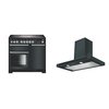 Rangemaster EDL100EISL/C - Slate/Chrome 100cm Range Cooker - Dual Oven - A Rated