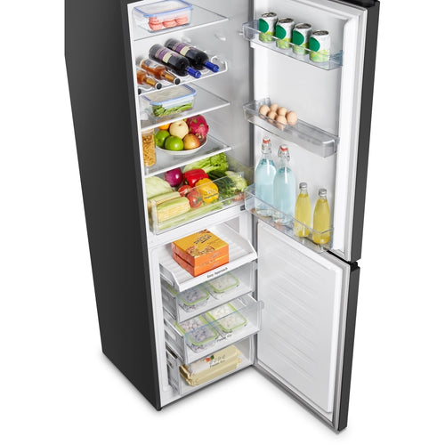 Hisense RB327N4BBE - Black Fridge Freezer - 256L Capacity - 50/50 Split - E Energy Rating