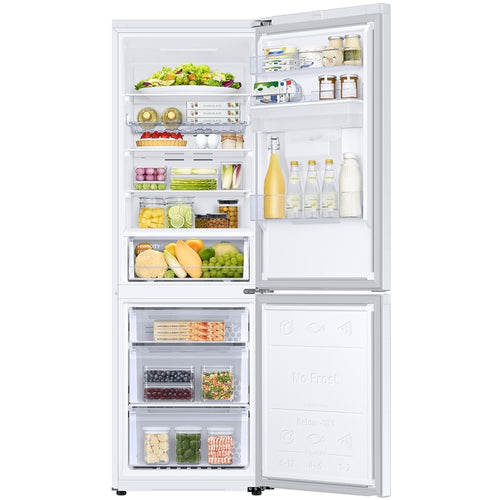 Samsung RB34C632EWW - White Fridge Freezer - 341L - E Rated