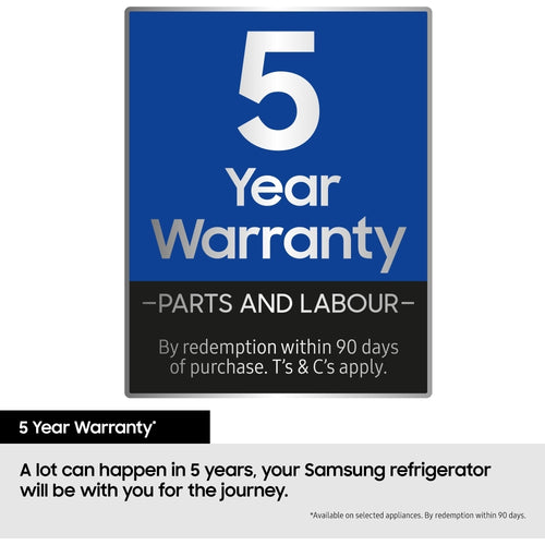 Samsung RB38C605DB1 - Black Fridge Freezer - 390L - D Rated